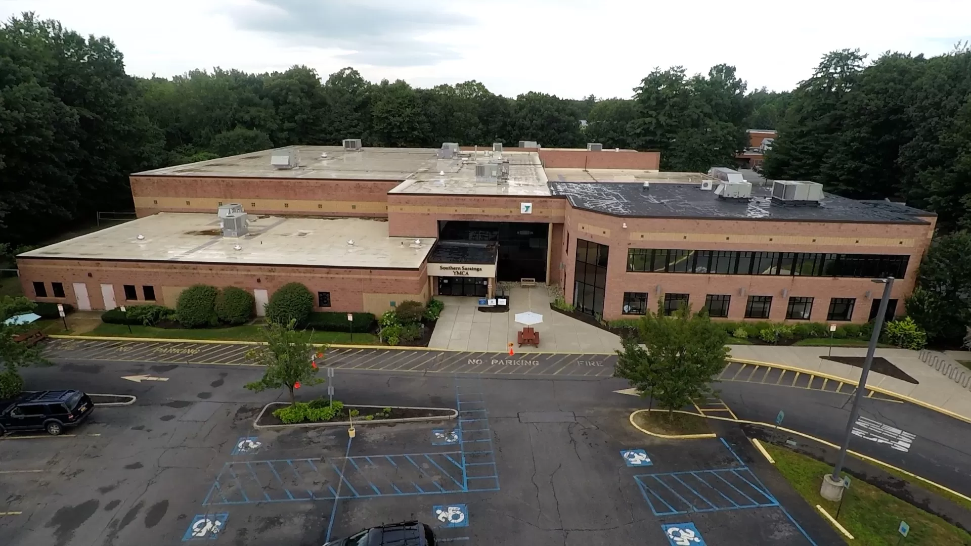 Outside of Southern Saratoga building