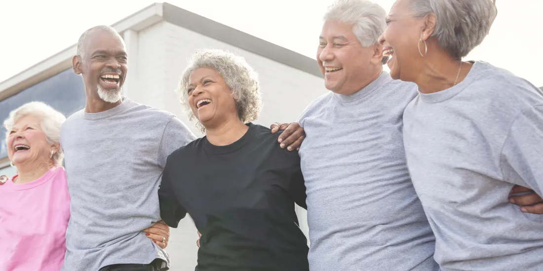 Group of senior adults smiling