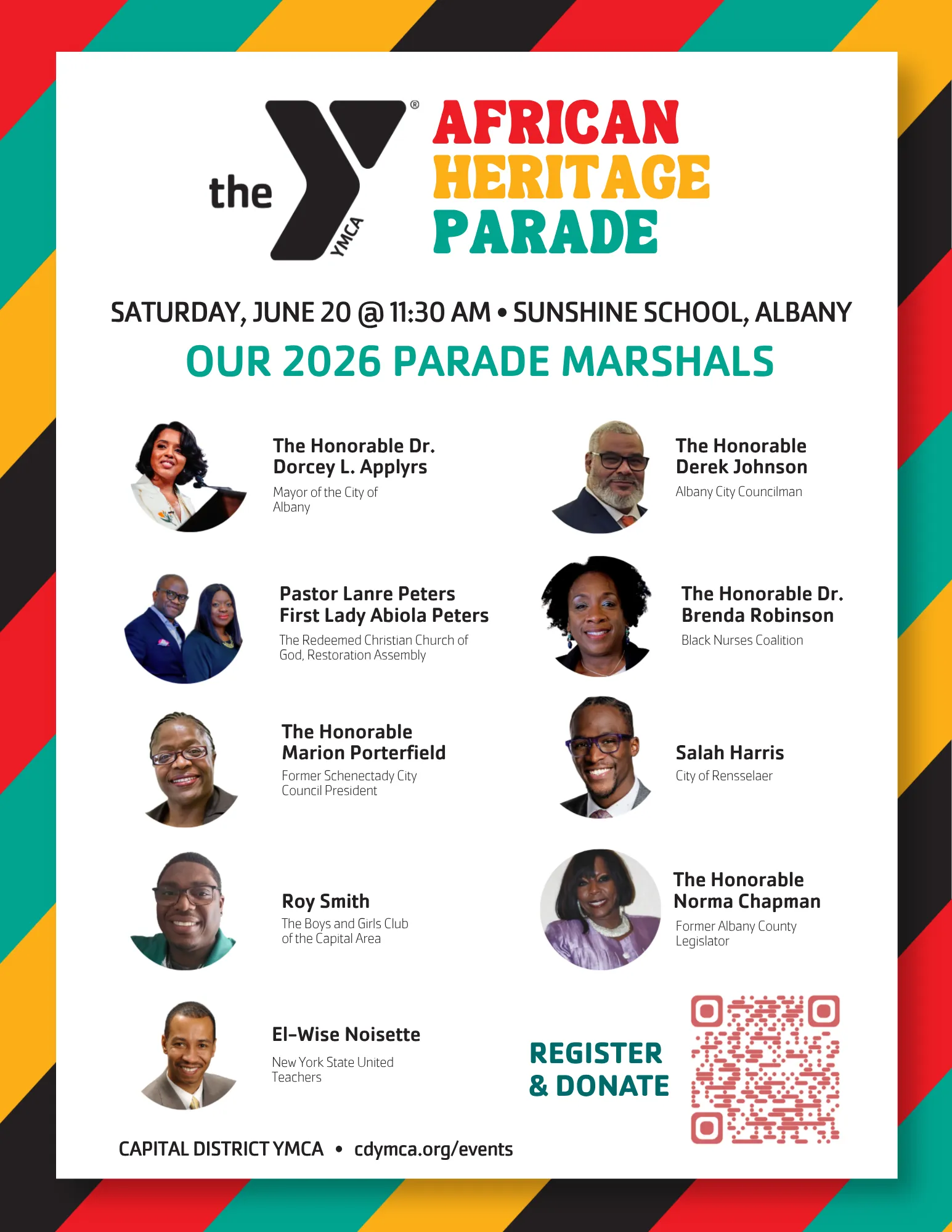 Updated African Heritage Parade Flyer 11:30 AM