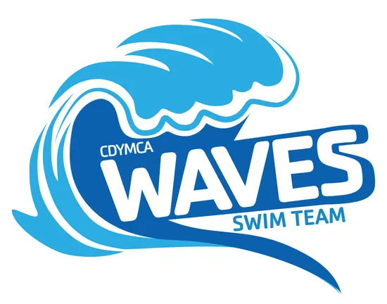 Waves swim team logo