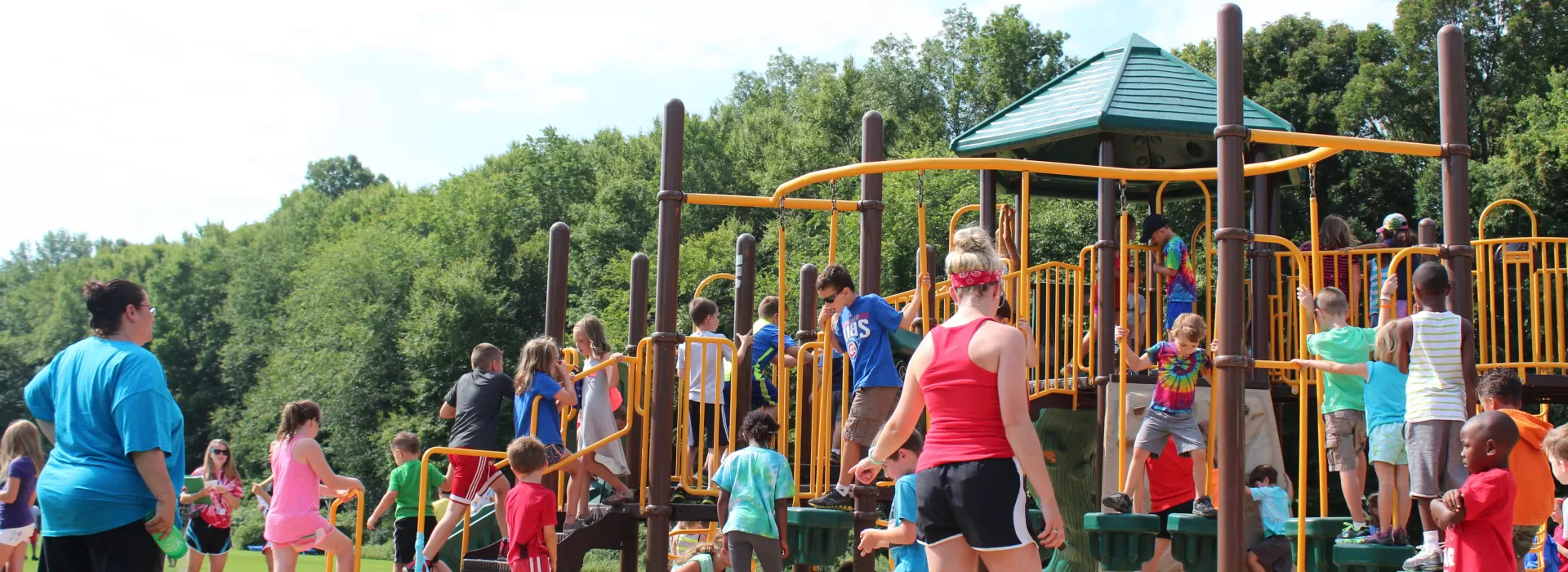kids on playground