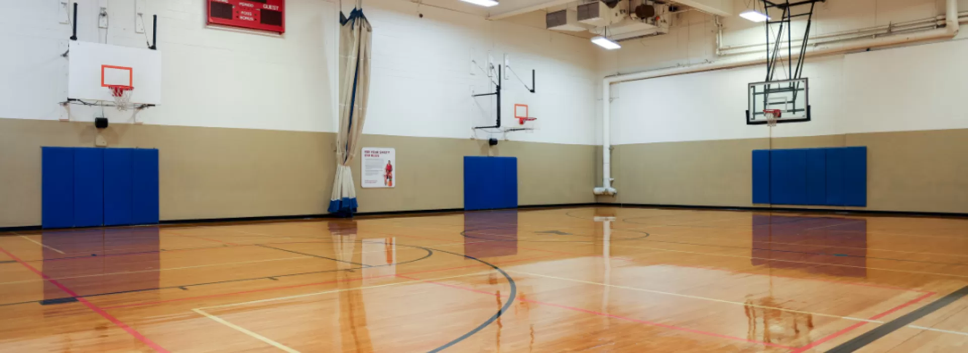 Troy YMCA's gymnasium